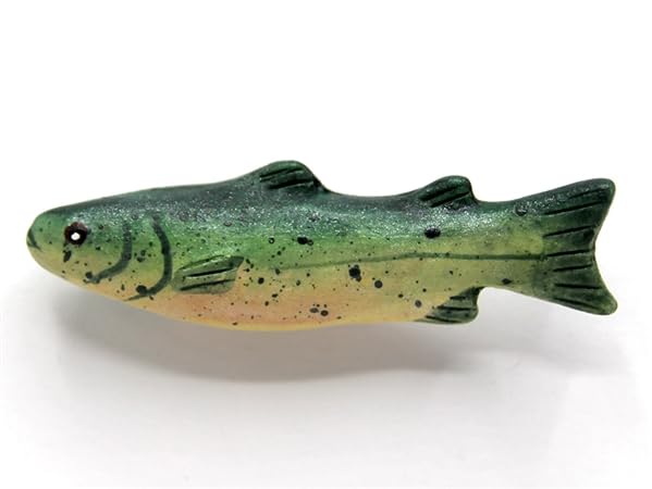 Yorkshire Miniatures Miniature Fish Dolls House Accessory, Pond Lake Fishing Theme, 1:12 Scale