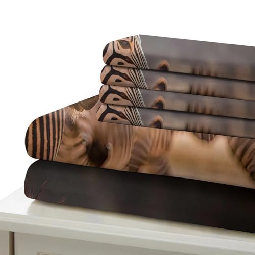 Parure de lit ultra douce effet 3D faune sauvage microfibre - 7