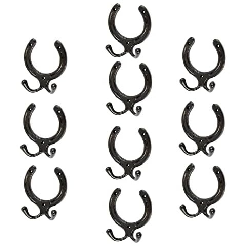 Hammer and Tongs Horse Shoe Double Coat Hook Cover