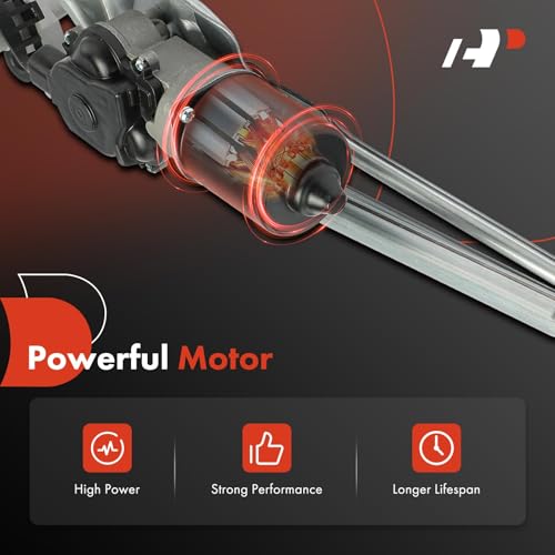 Image of A-Premium Front Windshield Wiper Motor and Linkage Assembly Compatible with Subaru Vehicles - Impreza 2004 2005 2006 2007 - Replace# 86511FE030, 86521FE090