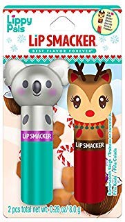 Lip Smacker Lippy Pals - Butterscotch Sleigh and Pina Koala 0.14 oz
