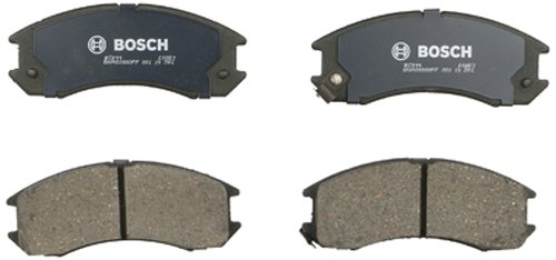 Bosch BC399 QuietCast Premium Ceramic Disc Brake Pad Set For Ford: 1989-1992 Probe; Mazda: 1988-1992 626, 1988-1992 MX-6; Front