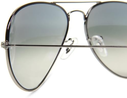 Amazon.com: Ray-Ban Aviator Large Metal (RB 3025 004/78 58, Gunmetal  frame/gray anteojos de sol polarizadas lente) : Ropa, Zapatos y Joyería