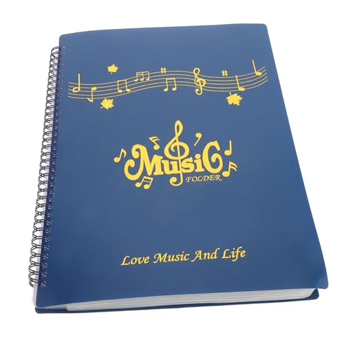 SUPVOX Versatile Sheet Music Holder 30 Page Sonic Music Folders for Piano Choir Orchestra