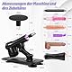 Sexmaschine Fickmaschine Automatische Sex Maschine für die Frau 5.5CM Stoßfunktion mit 3xlr Dildo und Masturbationstasse Sexmaschine für die Männer Fickle Maschine Frauen Extrem Dildo machine Sextoy