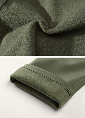 Tacvasen Mens Military Pants Slim Fit Cargo Pants For Men Hiking Winter Warm Trousers With Insulated Warm Thermal Softshell Men's Hunting Pants #TOP6