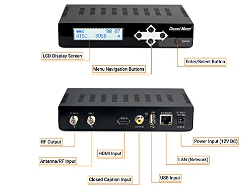 Channel Master ATSC HD Modulator – HDMI to Coax Converter for Broadcasting HD Video to TVs Over Coaxial Cable, Create Custom HD Channels for Home or Commercial Use