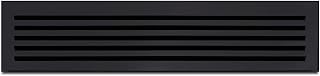 Summit 23” Refrigerator Gap Filler, Decorative Refrigerator Grill, Black, Made In The USA