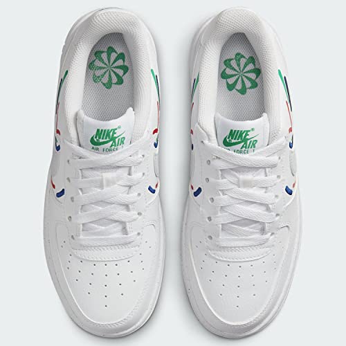 Nike Air Force 1 Impact GS NN Trainers FD0532 Sneakers Shoes (UK 5 US 5.5Y EU 38, White White Game Royal 100)2