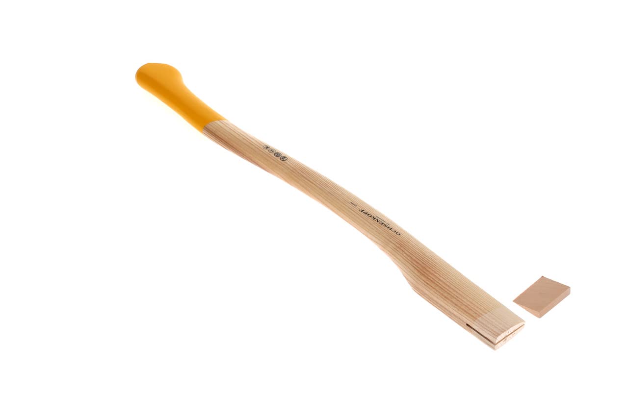 OCHSENKOPF Manche de rechange pour hache Euro, Manche en bois de frêne, 700 mm, 440 g, En pied de biche, Outil forestier, OX E-83 E-0700