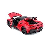 Bburago B18-16015 Ferrari Race & Play SF90 STRADALE 1:24 odlewany ciśnieniowo samochód kolekcjonerski, różne kolory