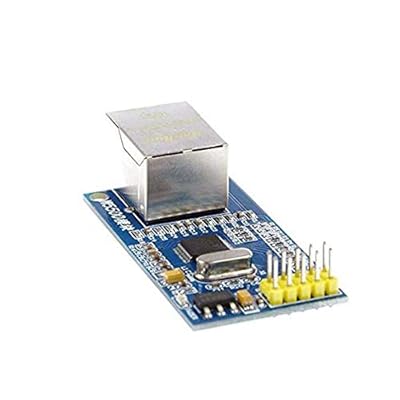 Taidacent Ethernet Network Module W5500 Full Hardware TCP IP Protocol Stack Without Code 51/STM32 Ethernet Microcontroller Transmission Rate 10/100MBPS