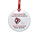 Funny Mom Ceramic Christmas Tree Ornament. Good Moms Let You Lick the Beaters. Great Moms Turn Them Off First