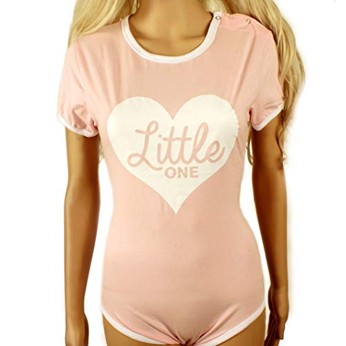 Body DDLG Land rose haut de gamme pour femme en taille M