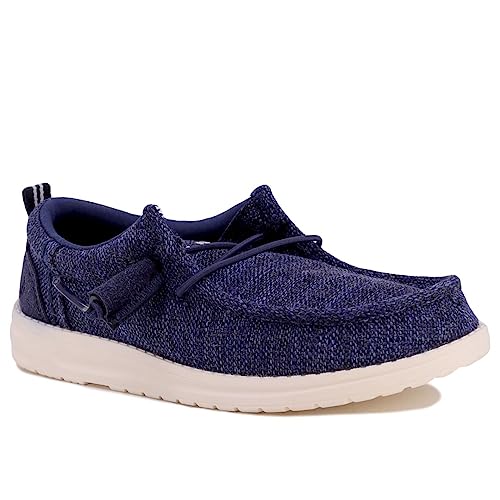 Nautica Men's Rushford Canvas Knit Boat Shoes #TOP10
