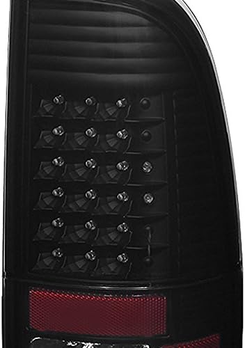 AKKON - For Black Smoke 97-03 F150 97-99 F250 LD 99-07 Superduty LED Tail Lights Brake Lamp Replacement Pair