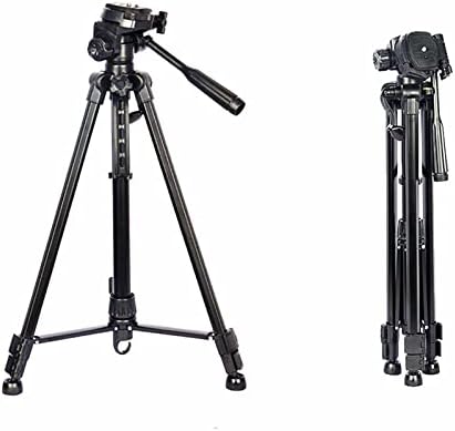 AYXYYDS 60'' Travel Camera Tripod Extendable Lightweight Aluminum for DSLR/SLR/Canon/Nikon/Sony/Olympus DV Phone Tripod with Carry Bag -11 Lbs(5Kg) Load