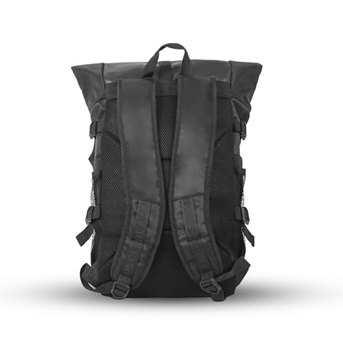 Image of MuscleBlaze Pro Gym Backpack, (Black, 30L) | For Men and Women | Sports Bag