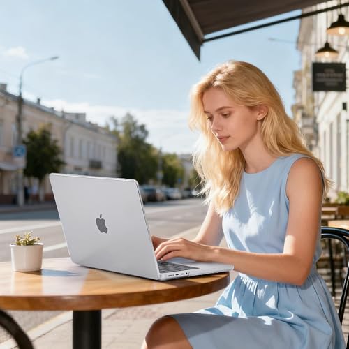 Image of BlueSwan Matte Case Compatible for MacBook Pro 16 inch M5 2026 2025-2021 M4 M3 M2 M1 Pro /Max Chip, A3429 A3428 A3403 A3186 A2991 A2780 A2485, Ultra-thin Laptop Hard Shell Protective Cover, Matte Clear