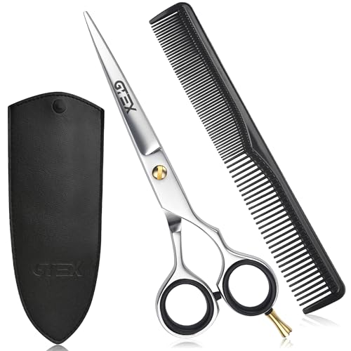 GTEX Hairdressing Scissors - 6.5' Hair Scissors Professional - Super Sharp Hair Cutting Scissor for Women Men Adults Barber Hair Dressing Barber Scissor
