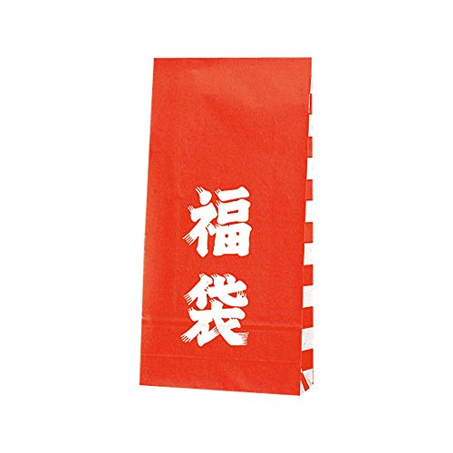 ヘイコー 紙袋 マチ付 ファンシーバッグ 福袋 S4 16x6.5x32cm 100枚