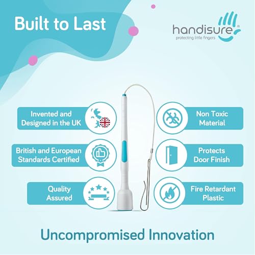 Image of 3in1 Pack Child Door Safety Door Pinch Guard. Automatic, Hinge & Lock Side Safety, Reliable, Multiple Awards & Unique, Baby Door Stopper. Easy to Install, Finger Guard for Door