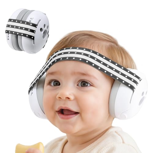 Yoofoss Baby Ear Muffs Noise Protection for Infant and Babies Up to 36 Months - Noise Cancelling Headphones for Ear Protection, Sleep, Travel Baby Essentials