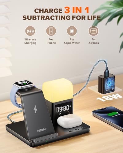 Cesdap Z18 6 In 1 Wireless Charging Station thumb #1