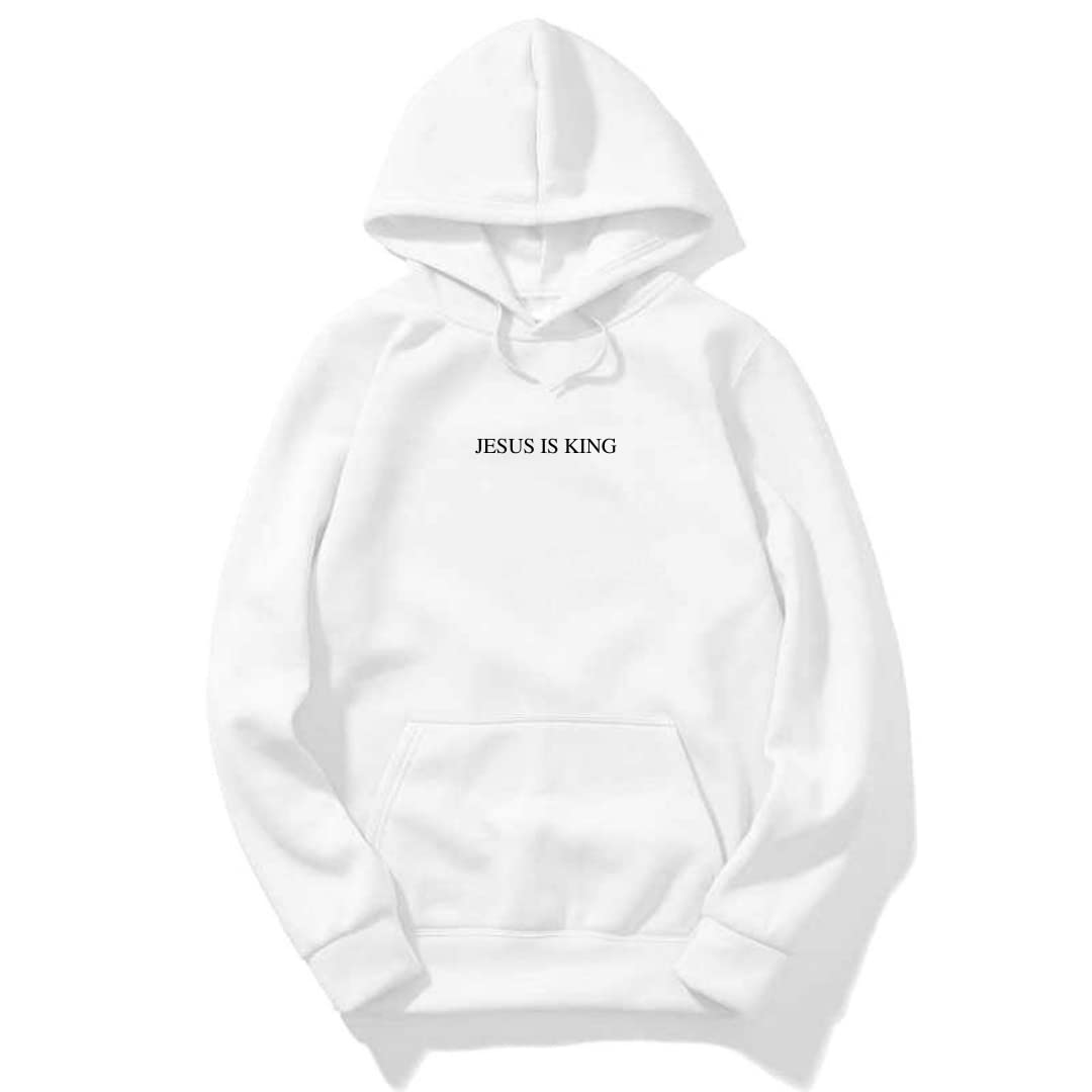 JESUS IS KING Hoodie | Christian Faith Unisex Jesus Sweater