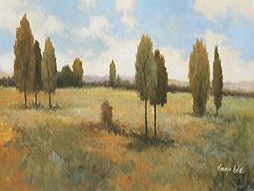 buyartforless Valley of Gold II Art Poster Print by Kanayo Ede, 36x12 Landscape