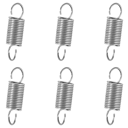 GUNGY Zugfedern mit Haken, 0.3x3x10mm, 20 Stück