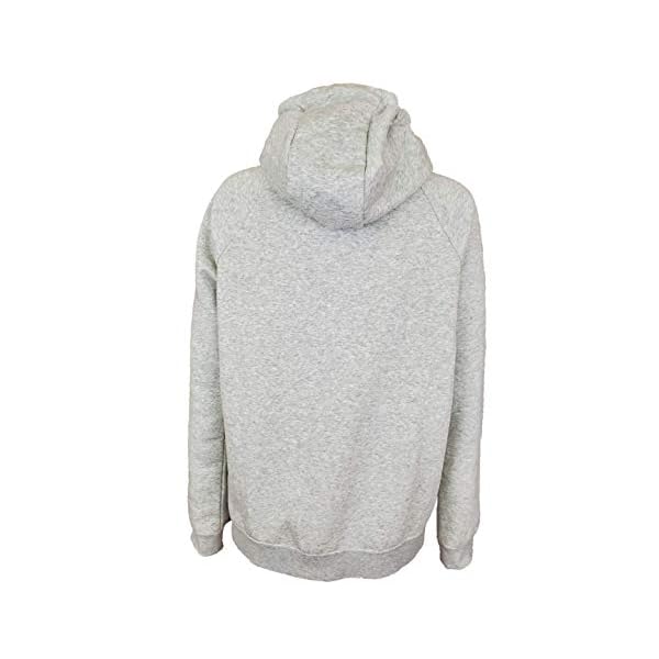Nike Sportswear Womens Standard Fit FZ Cool Grey Heather/Sail CI1179-050 (X-Small)