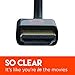 ECHOGEAR 6' Ultra Slim Flexible HDMI Cable - High-Speed Supports Full 1080P, 4K, UltraHD, 3D, Ethernet, and Audio Return Channel - 6 feet - Echo-ACSH6
