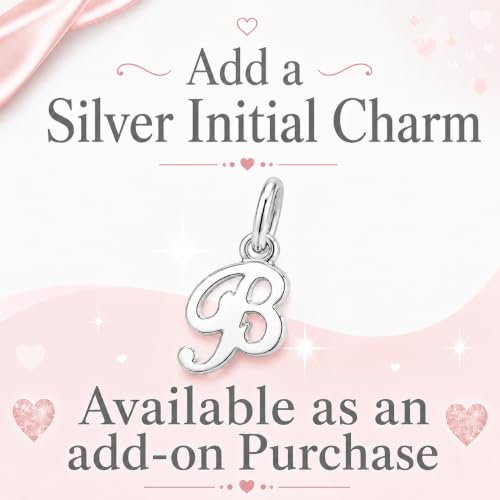 Image of Baby Crystals Personalized Gifts, Sterling Silver Cross Bracelet Charm Baptism Jewelry