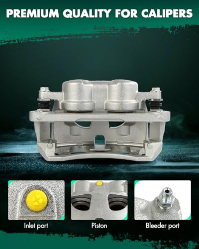 Image of SCITOO - Front Right Disc Brake Caliper Assembly w /Bracket For Dodge,For Ram Models - For 2500 2011-2018,For 3500 2011-2018,For Ram 2500 2009-2010,For Ram 3500 2009-2010 18B5172
