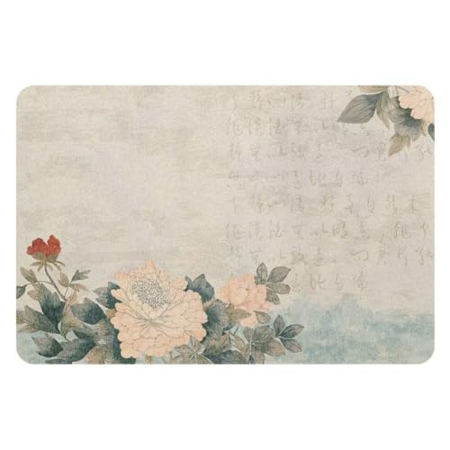Tapis de bain diatomite séchage rapide lavable fin - 2