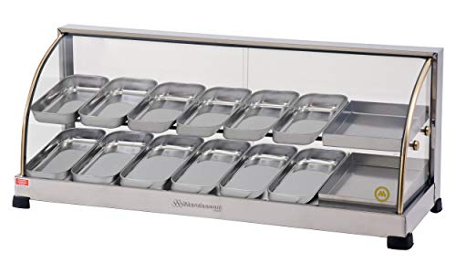 Estufa Curva Dupla, 14 Bandejas, 127v, Marchesoni, Ouro Ef.2.241, Inox