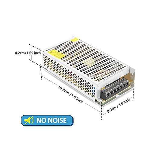 5V 24A 120W Dc Switching Power Supply Adapter Psu Ac-Dc 5Volt Industrial Transformer Converter 0-19/12/10Amp Rgb Led Drive Light Lamp Electric Motor Meter Amplifier Radios Toy Model Fan Smps 110V/220V #TOP2