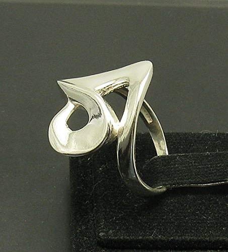 Elegante anillo plata de ley sólido 925 R000951 Empress