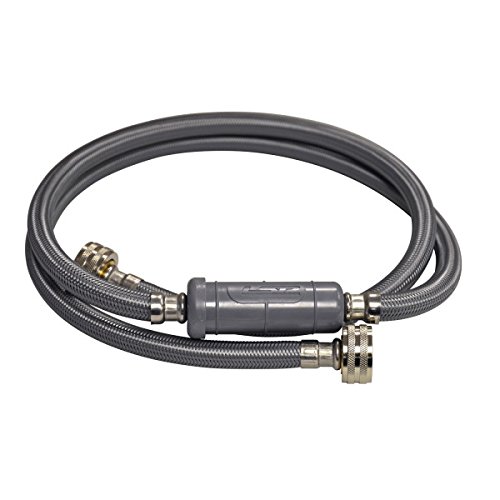 Danco Hammerstop Technology Washing Machine Connector Hose, Universal, 60-Inch Length With 3/8 Inch Id X 3/4 Inch Fght X 3/4 Fght, 2 Count (10744X) , Gray #TOP1