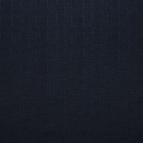 Exclusive Home Curtains Loha Linen Window Curtain Panel, Polyester, Peacoat Blue, 108" Length, W 54" x L 108" (2 Panels) - Image 2