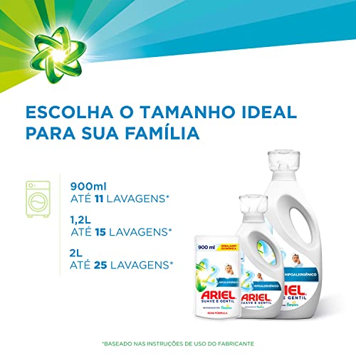 Lava Roupas Ariel Suave e Gentil - 2L