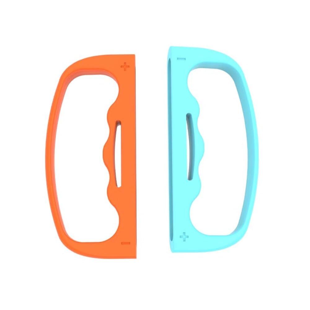 Boxing Grip for Switch 2, Fitness Boxing Hand Clasp Handle Gaming Accessories for Adults and Children (Blue + Orange)