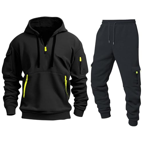 Genérico Chandal Hombre Decimas, Roupa Chandals Chollos Mens Invierno Entrenamiento Ropa de Padel, Chandal, Deportes Completo Futbol Men Conjunto Running Hombre, L