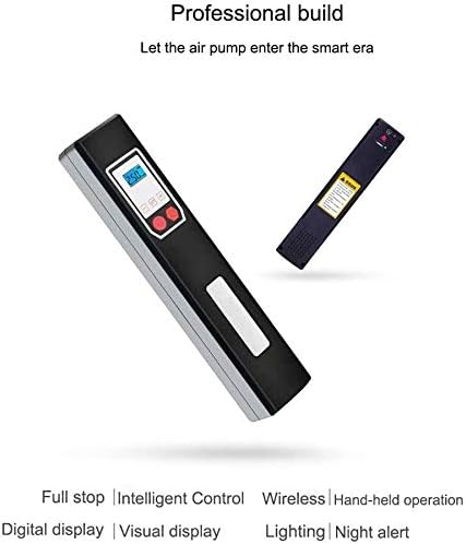 Miniatura 6 de CAFFIA Inflador de neumáticos con compresor de aire  Compresor de aire portátil de mano de 120 PSI Bomba de neumáticos de coche inalámbrica con