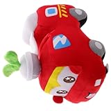 Utilisation polyvalente : cette peluche sert à la fois de doudou confortable, offrant à la fois des moments de jeu et de détente. (poupée camion de pompiers, poupée voiture en peluche pour enfants)