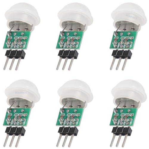 6pcs AM312 Sensor Mini Sensor Module Pyroelectric Infrared Motion Automatic Detector DC 2.7 to 12V for Arduino