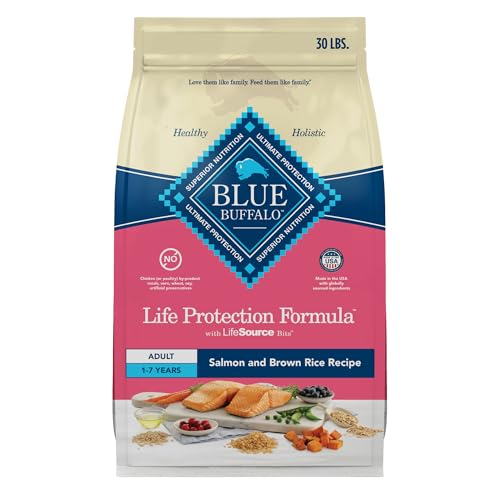 Blue Buffalo Life Protection Formula Adult Dry Dog Food, Helps Bu...