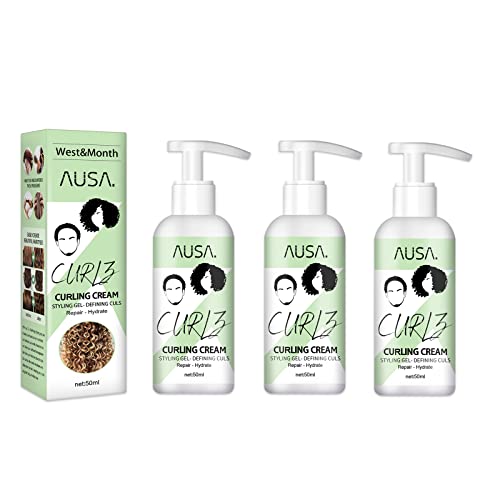 Hair Royale Curly Hair Cream, Salonx Extra Hair-Volumizing Cream, Bouncie'lock Hair-Volumizing Cream, Curly Hair Styling Cream Anti Frizz, Curl Defining Cream (3Pcs) #TOP3