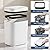 Vanpopubs 2 Pack 2.7 Gal Bathroom Trash Can with Lid, Automatic Trash Can Small Smart Garbage Can Touchless, Slim Motion Sensor Waterproof Plastic Trash Bins for Bedroom Office Kitchen Toilet